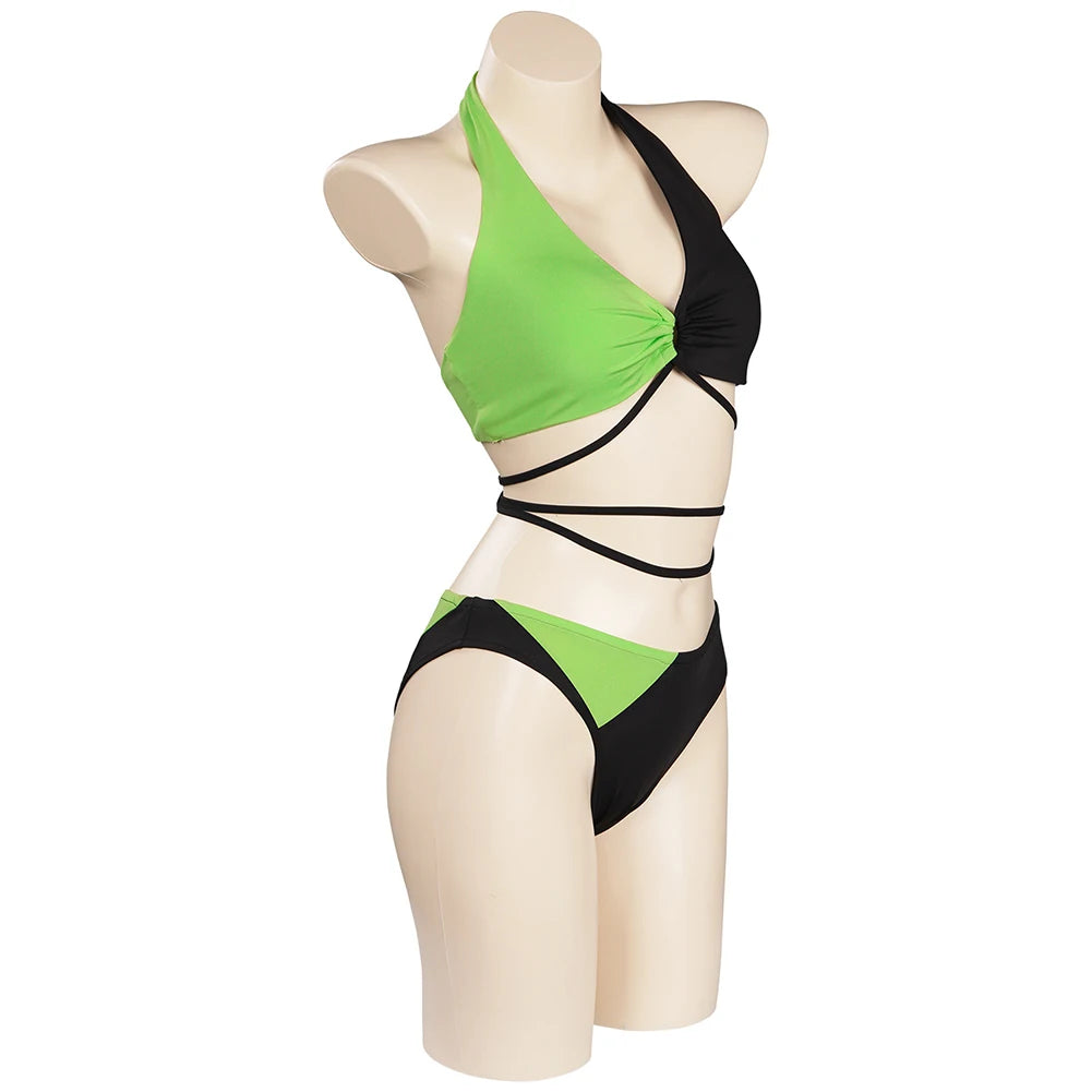 Kim Shego Cosplay Lingerie Swimsuit Costume Outfits For Women Girls Summer Sexy Fantastic Beach Swimwear Halloween Carnival Suit -I’m Over 21 - She Vibess By C2P