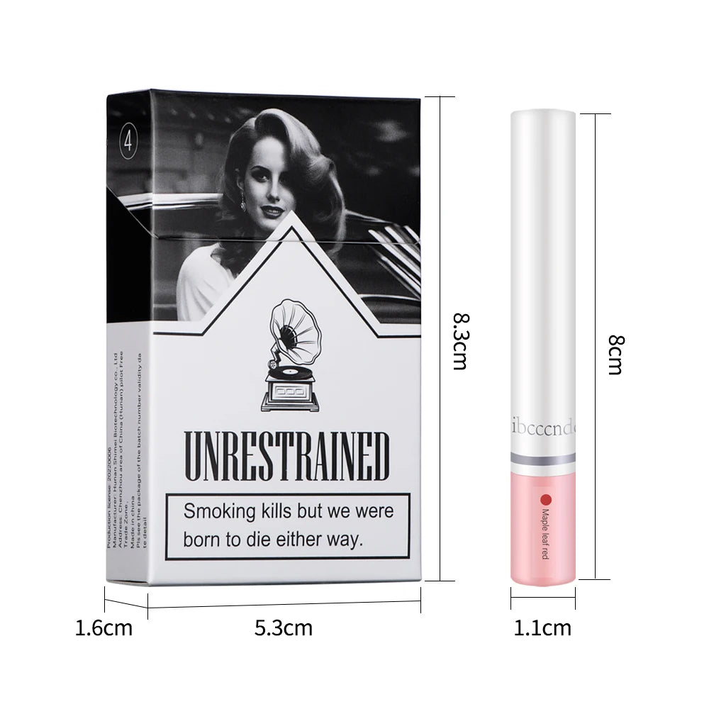 4 pcs/set Cigarette Lipstick Set Long Lasting Lip Glaze Matte Lip Gloss Waterproof Lip Stick Tube Nude Lip Tint Makeup Cosmetics - She Vibess By C2P