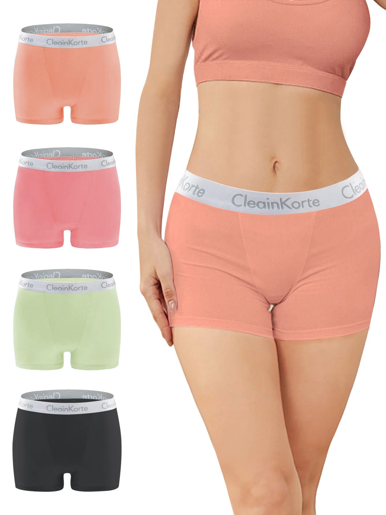 Plus Size S-5XL Unisex Boxer Underwear Women Couple Sports Shorts Cotton Yoga Panty for Female Underpants Woman Boyshort Briefs - She Vibess By C2P