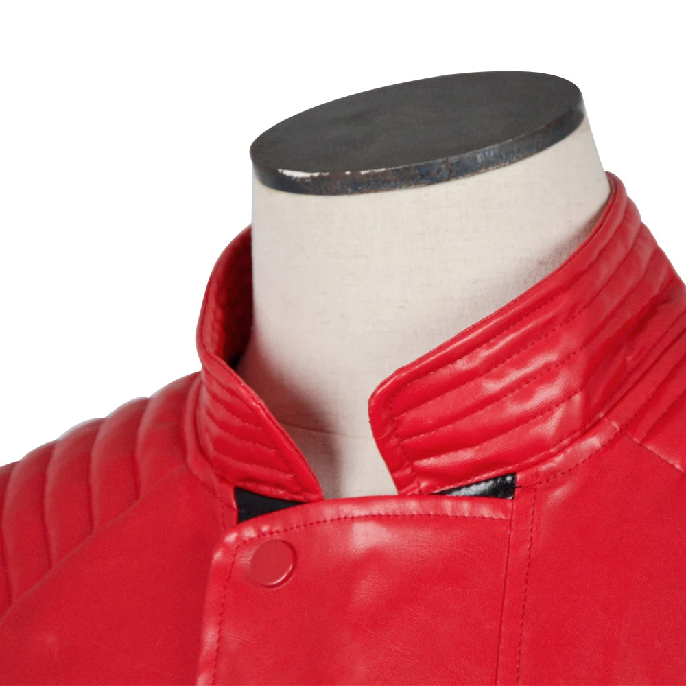 Men's Cosplay Jacket for Michael Jackson Impersonator Halloween Chirstmas Party Male Top PU Leather Coat Wear Costumes New - She Vibess By C2P
