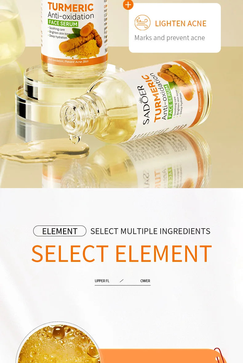 Natural Handmade Turmeric Soap Face Cream Serum Skin Care Set Clean Cutin Oil Control Removal Acne Whitening Remove Dark Spots - She Vibess By C2P