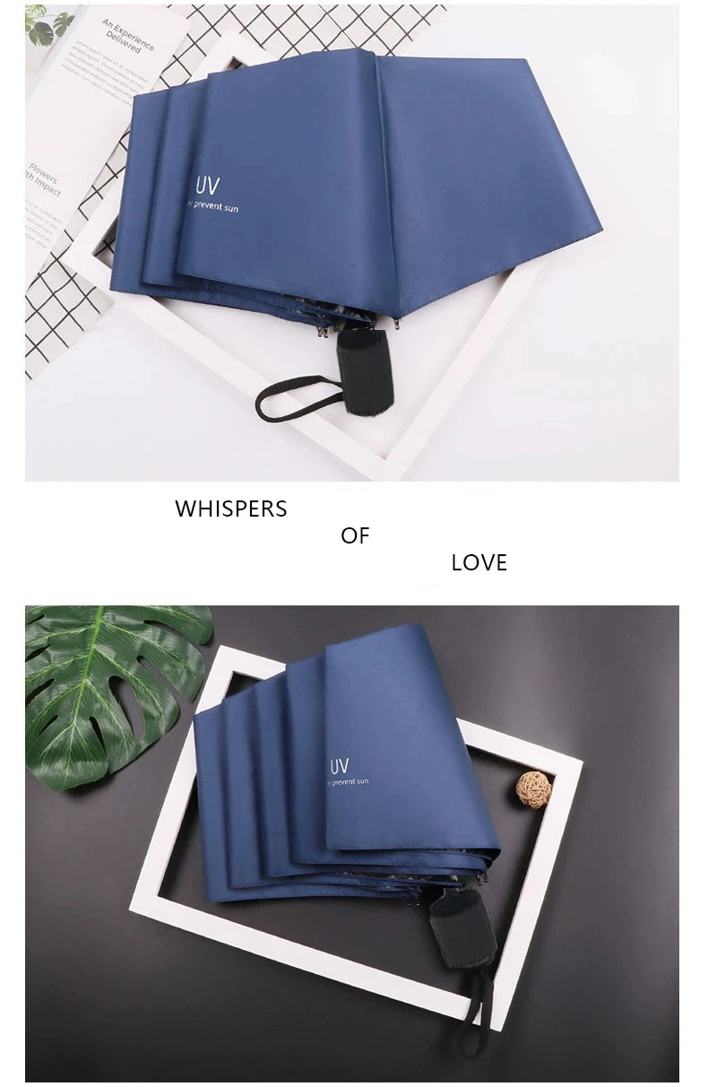 Umbrellas Sun umbrellas Cartoon rain and sunny manually folded student portable sunshade Sunshade accessories Outdoor equipment - She Vibess By C2P