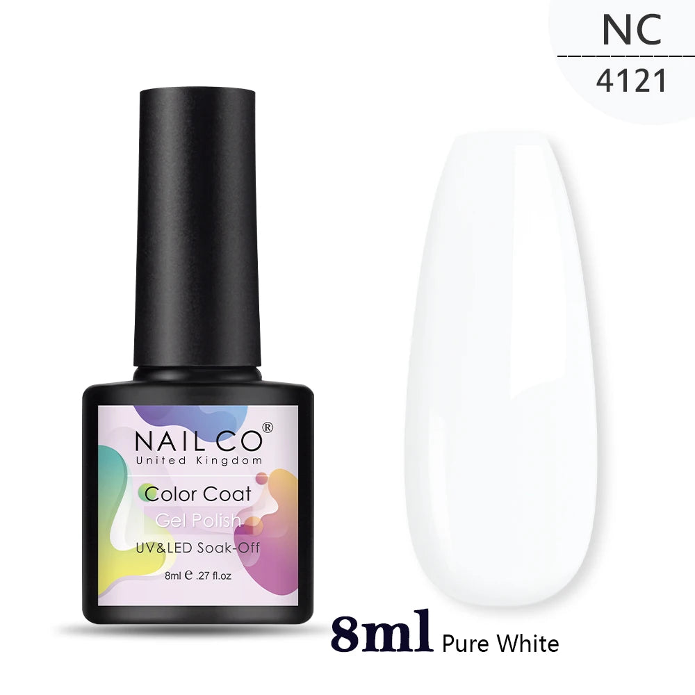 NAILCO 15ml Nail Gel Polish Red Pink Nude Soak off UV LED Long Lasting Eco-Friendly Professional Nail Beauty Salon Lacquer Varnish - She Vibess By C2P