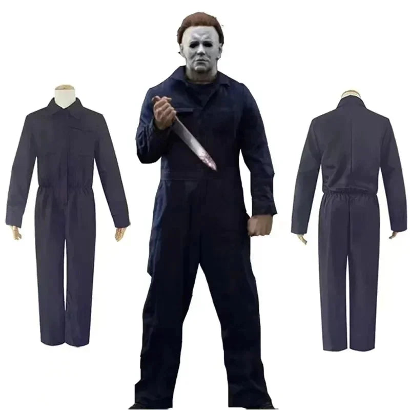 Michael Bloody Killer Outfits Myers Cosplay Costume Anime Halloween for Adult Men Women Cos Jumpsuit Horror Mask Party Costume - She Vibess By C2P