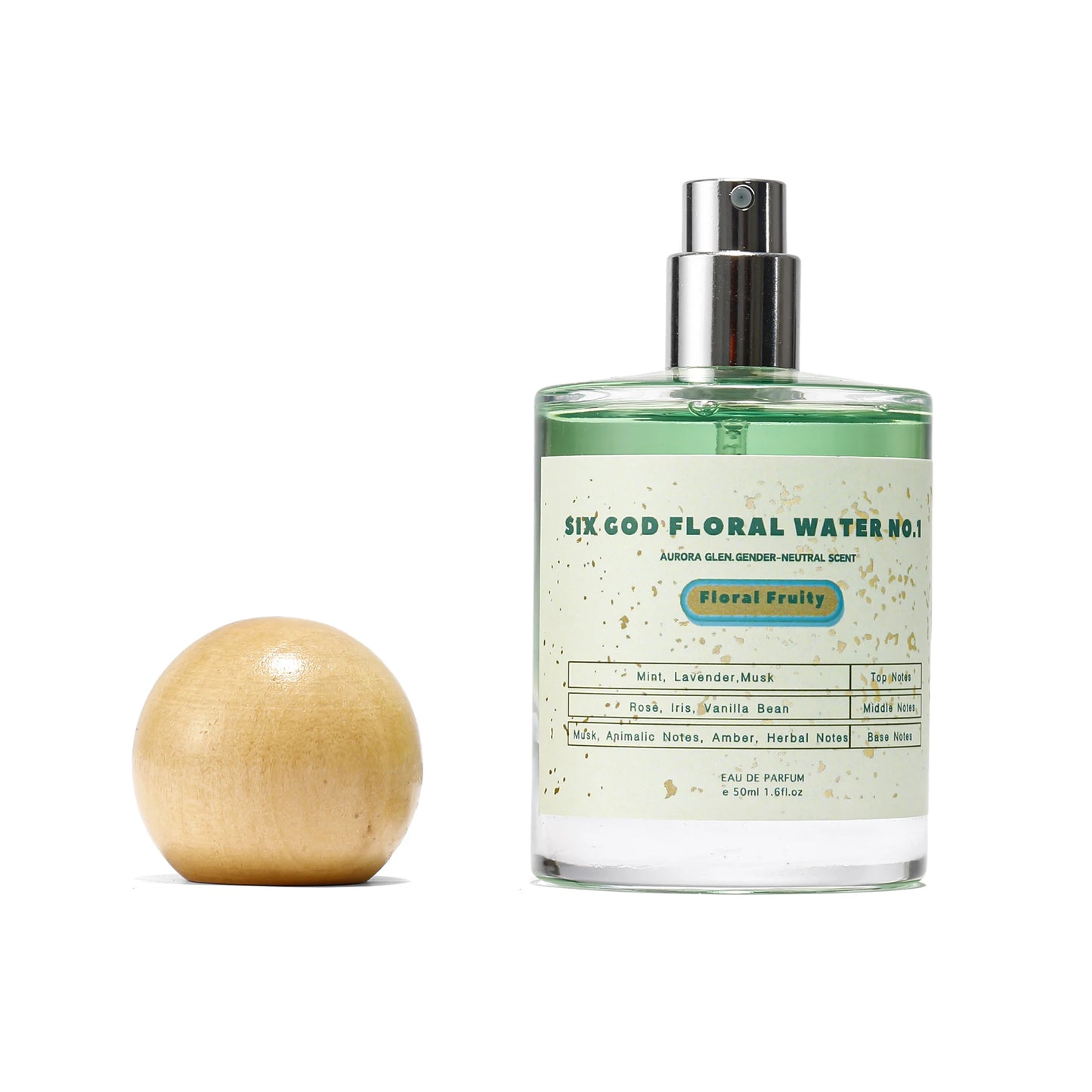 Perfume SiX god Floral Water NO.1 Unisex Perfume - Floral-Fruity Scent with Musk & Amber , Long-Lasting Fragrance - She Vibess By C2P
