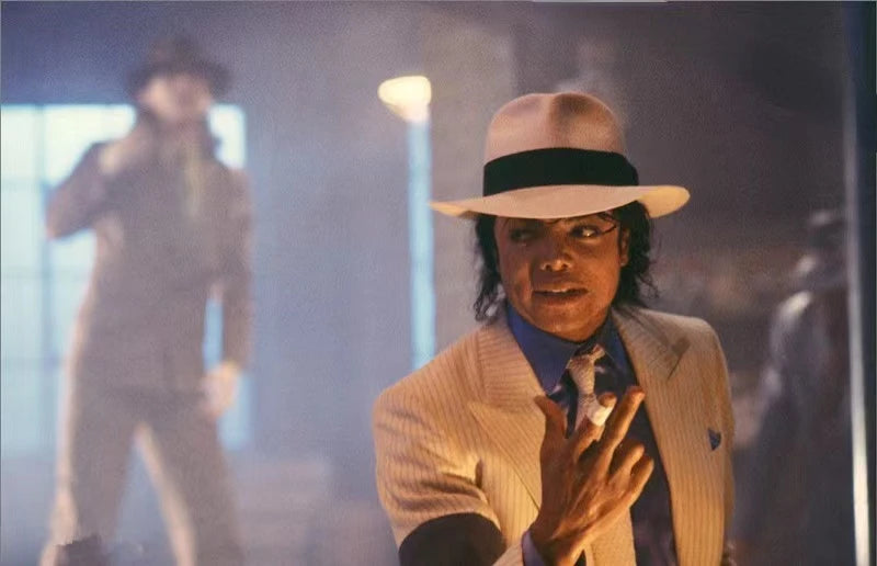 Michael Jackson Cosplay Hat Cotton Demo Caps Gentleman Formal Hat Party Halloween Dance Cap Gifts White/black Summer - She Vibess By C2P