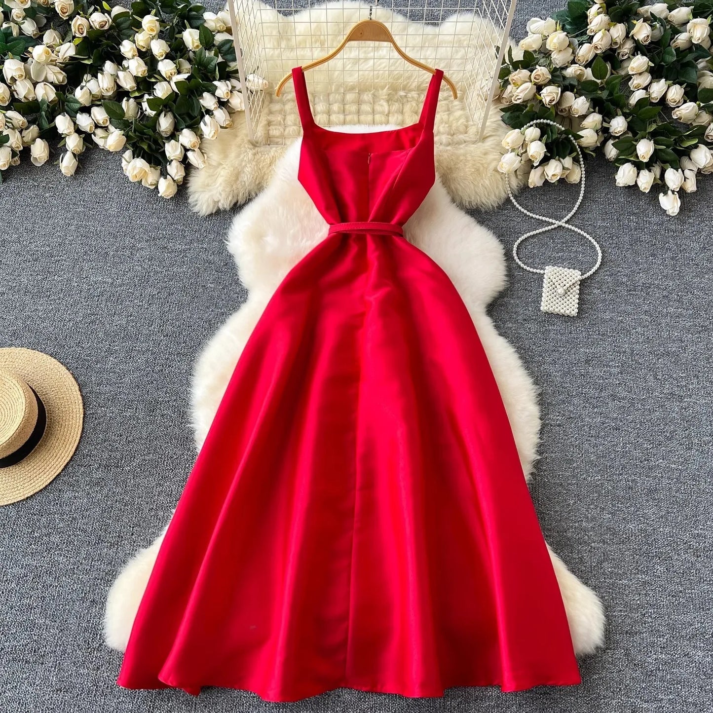 Summer Autumn Holiday Satin Evening Long Dress Women's Formal Occasion Dresses Party Ball Gown Sexy Backless Cocktail Robe - She Vibess By C2P