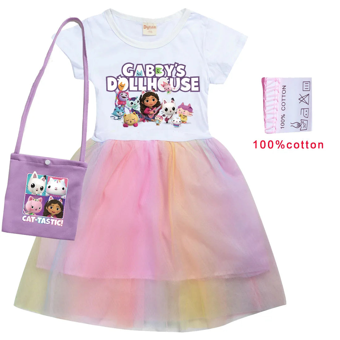 Vestido De Gabby Style Dress Girls Robe Gaby Chat Clothes Kids Summer Casual Dresses Children Sequin Princess Party Vestidos - She Vibess By C2P