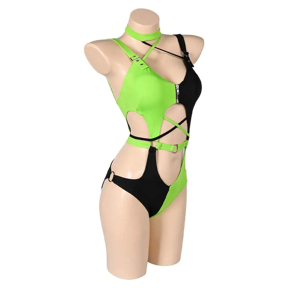 Kim Shego Cosplay Lingerie Swimsuit Costume Outfits For Women Girls Summer Sexy Fantastic Beach Swimwear Halloween Carnival Suit -I’m Over 21 - She Vibess By C2P