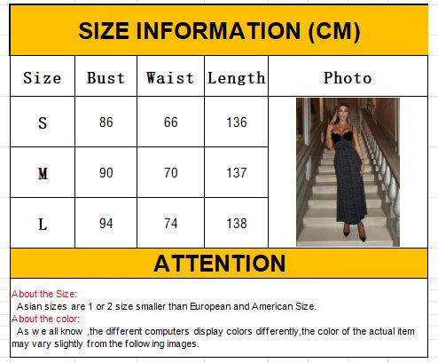 Sleeveless Strapless Polka Dot Patchwork Long Dress Women Spring Summer 2025 Fashion Streetwear Elegant Sexy Black Dresses - She Vibess By C2P