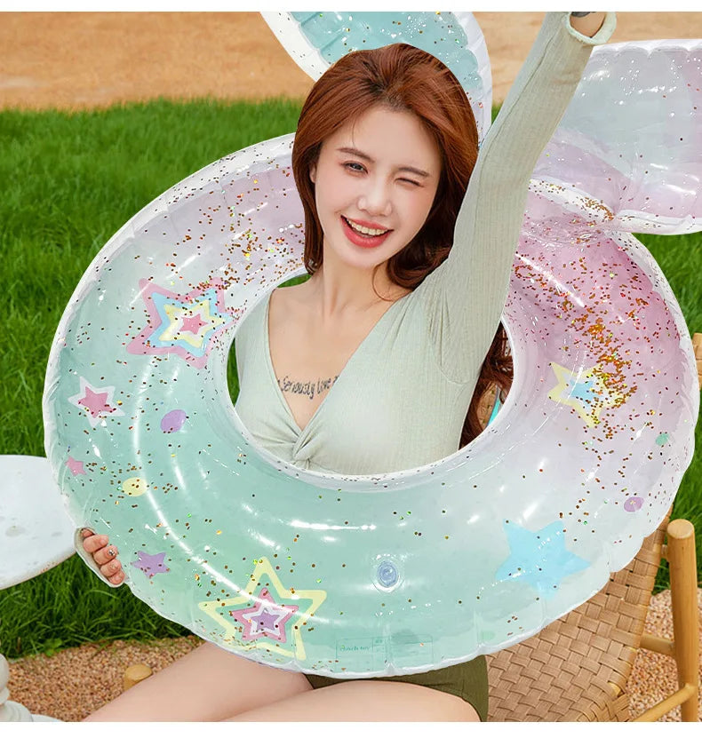 Rooxin Baby Child Swim Tube Inflatable Swimming Seat Ring For Kid Adult Swim Circle Swim Pool Float Water Play Equipment - She Vibess By C2P