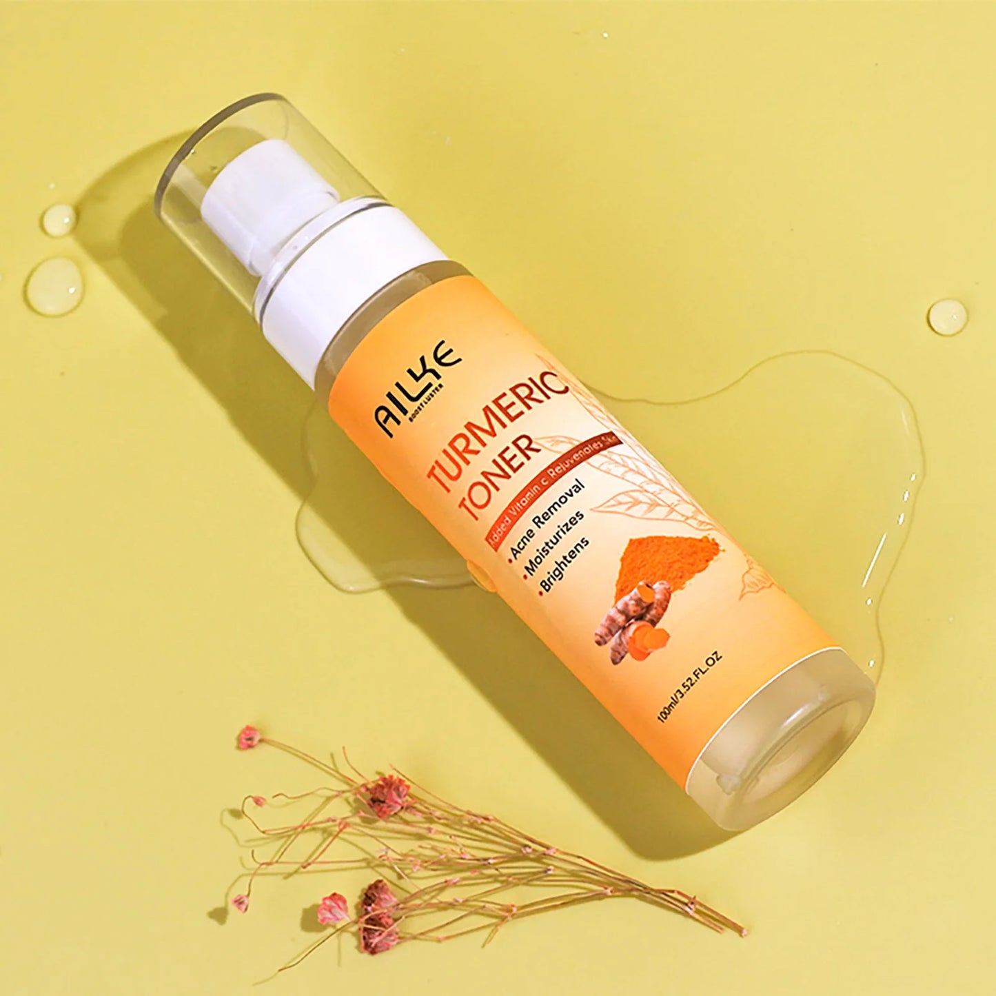 AILKE Turmeric Renew Skin Care Sets Vitamin C Women Facial Organic Anti Acne Whitening Hydrating Firming Korean Face Products - She Vibess By C2P