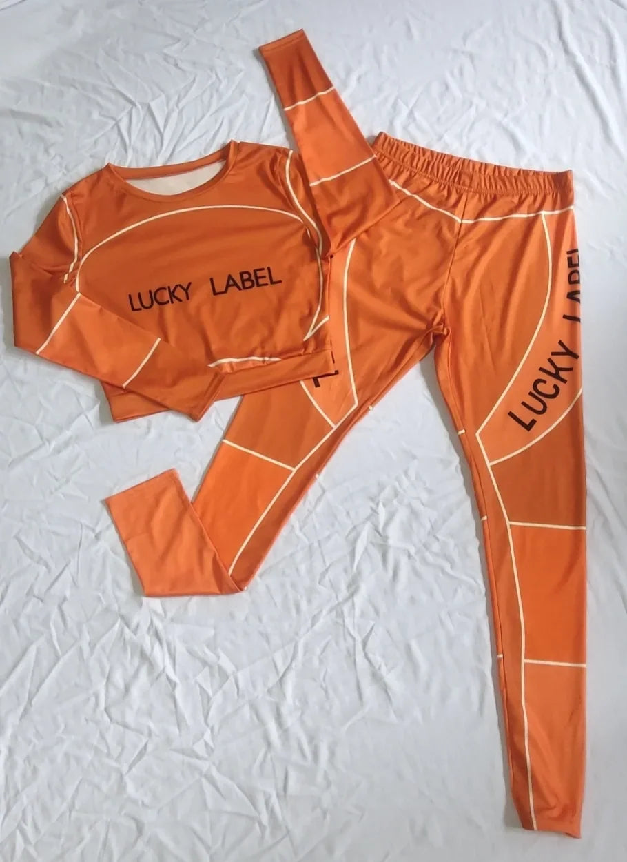 Casual Women's Long Sleeve Hoodie Set Printed Fashion Autumn Sportswear Two Pieces Outfit Comfortable Streetwear Style - She Vibess By C2P