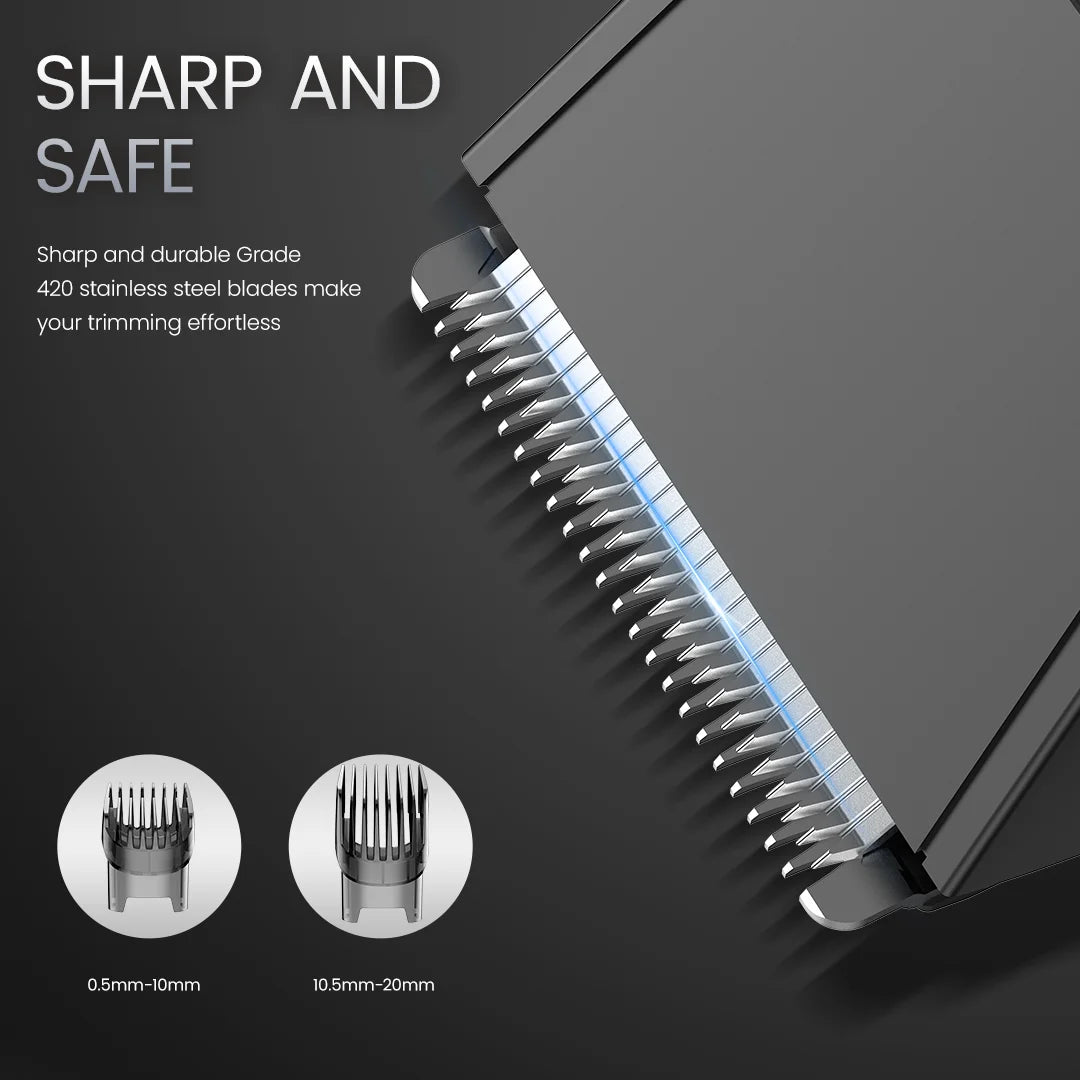 Men's Sejoy Electric Men Hair Clipper,Rechargeable Hair Trimmer,IPX7 Waterproof,Adjustable Speed Barber Clippers For Men Professional-for that Special Someone. - She Vibess By C2P