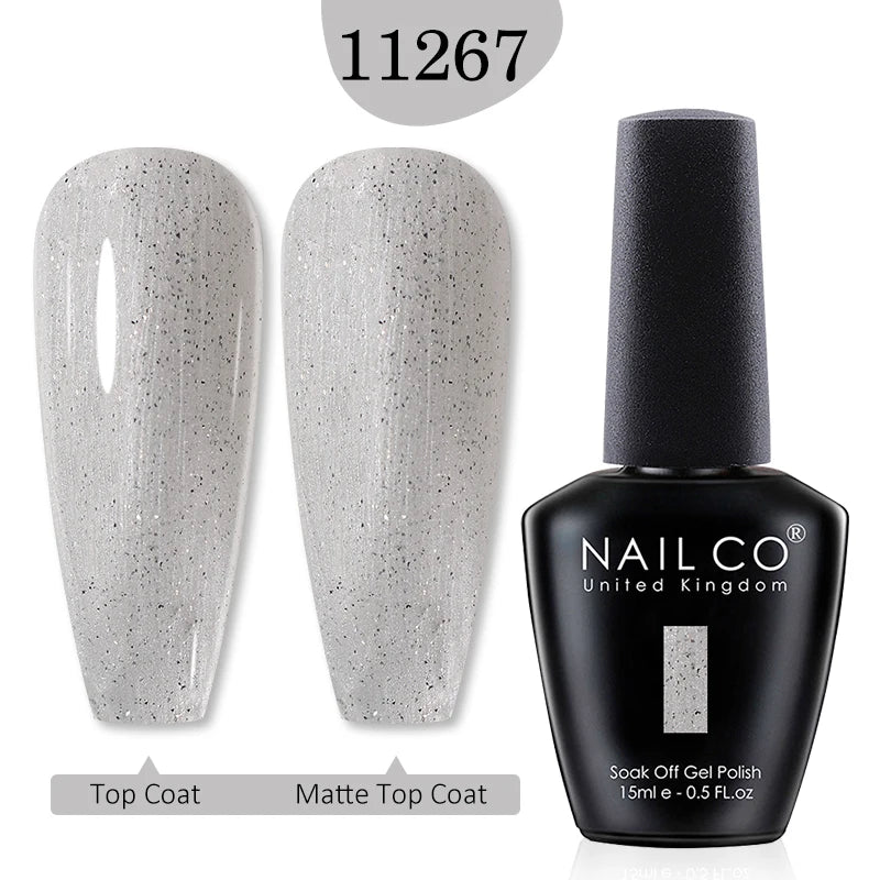 NAILCO 15ml Nail Gel Polish Red Pink Nude Soak off UV LED Long Lasting Eco-Friendly Professional Nail Beauty Salon Lacquer Varnish - She Vibess By C2P