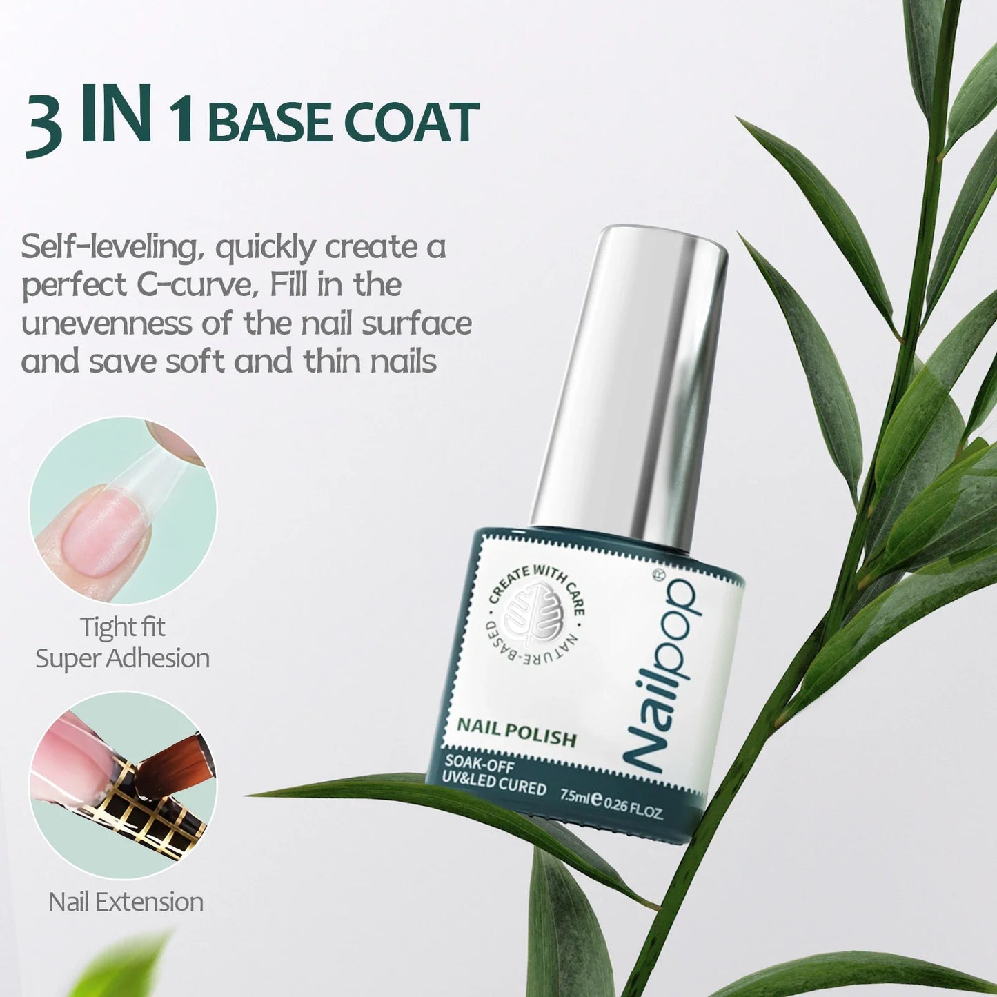 NAILPOP Gel Nail Polish Liner 8ML 5 Colors Nail Art Paint Gel for French Tips Swirls DIY Manicure Soak Off UV Cure with Brush - She Vibess By C2P