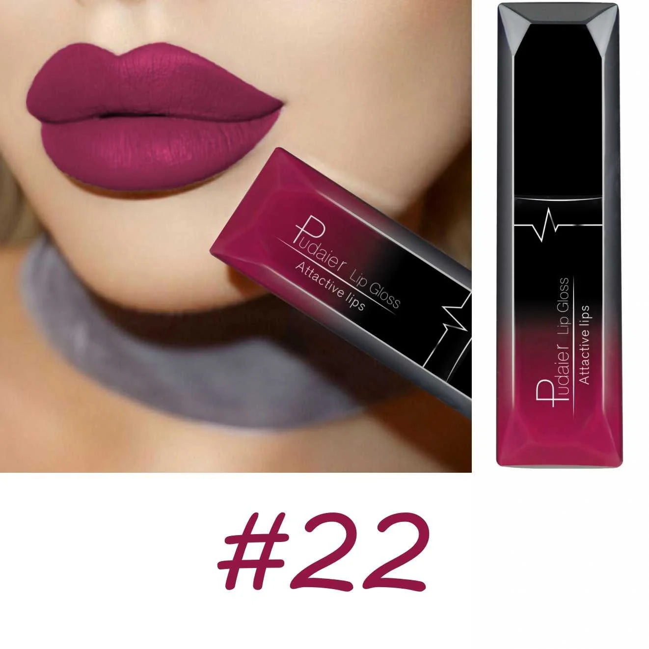 Best Lip Makeup 17 Color Sexy Matte Long Lasting Lipgloss Liquid Lipstick Lip Cream - She Vibess By C2P