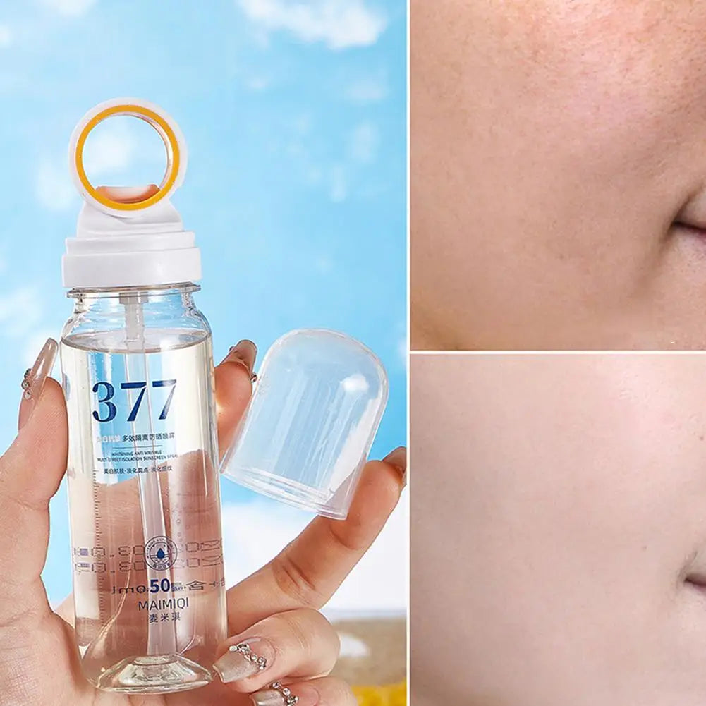 377 Sunscreen Spray Anti-aging Anti Wrinkle Moisturizing Whitening Sunscreen Spray Facial Body Neck Skin Care Cream - She Vibess By C2P