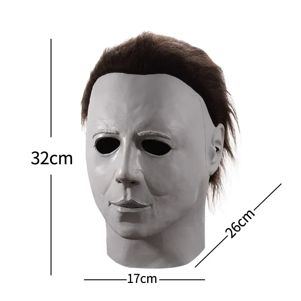 Halloween Mask Cosplay Horror Bloody Killer Demon Latex Helmet Carnival Masquerade Party Props Realistic Headgear - She Vibess By C2P