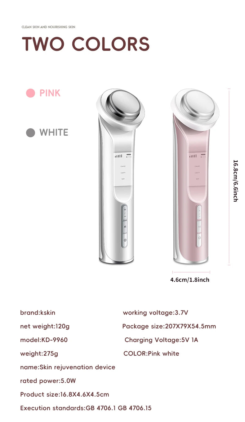 KSKIN Multifunctional Facial Skin Care Beauty Massager Electric Facial Massage Device Clean Face Skin Rejuvenation Beauty Device - She Vibess By C2P