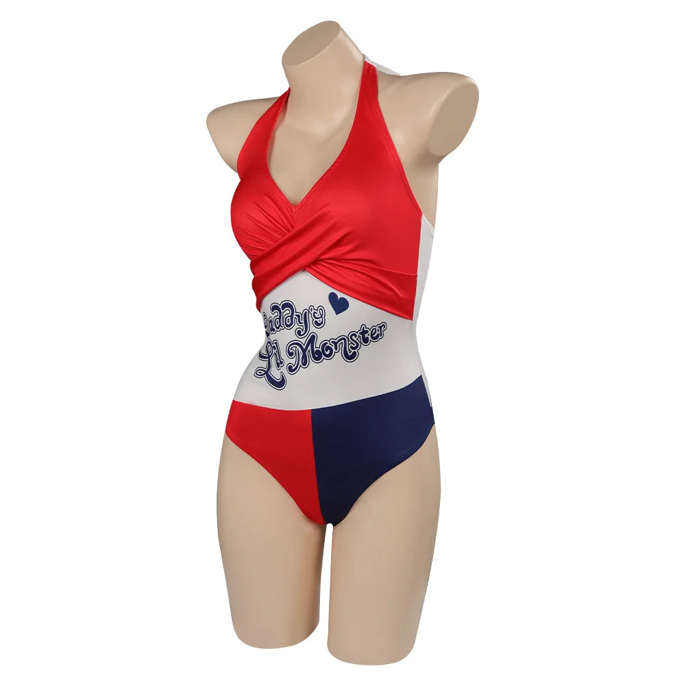 Quinzel Cosplay Sexy Lingerie Women Costume Women Vest Shorts Fantasia Outfits Wig Halloween Carnival Party Clothes-I’m Over 21 - She Vibess By C2P