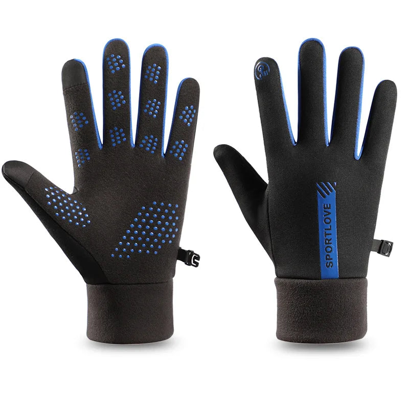 Winter Gloves Women Cycling Bike Thermal Fleece Cold Resistance Wind Waterproof Bicycle Warm Outdoor Running Skiing Mittens - She Vibess By C2P
