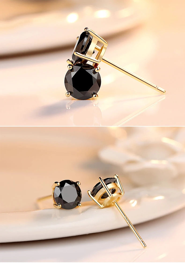 2 GRA Certificates S925 Sterling Silver Stud Earrings For Women And Men 100% Real Moissanite Pass Diamond Test Pen Fine Jewelry - She Vibess By C2P