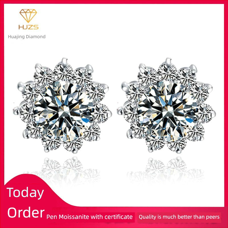 Pt950 Platinum Valentine's Day Diamond Gift Jewelry for Girlfriend - She Vibess By C2P