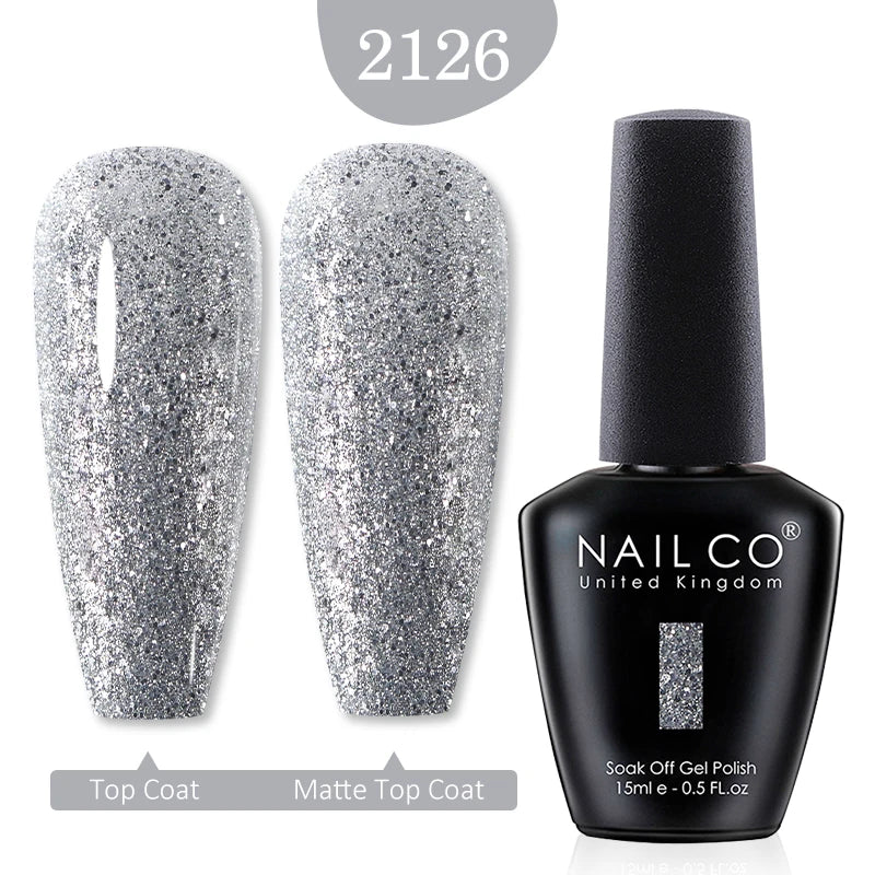 NAILCO 15ml Nail Gel Polish Red Pink Nude Soak off UV LED Long Lasting Eco-Friendly Professional Nail Beauty Salon Lacquer Varnish - She Vibess By C2P