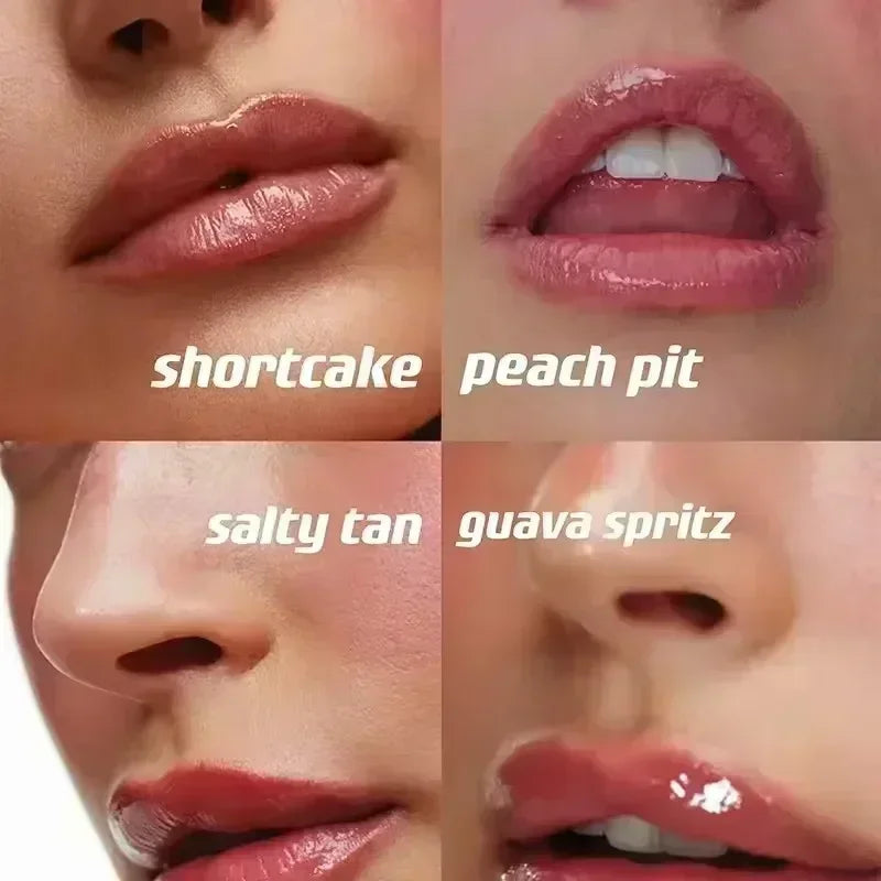 9 Colors Lip Glosses Plump Moisturizing Lip Glaze Essence Gel Oil Long Lasting Nourishing Lipstick Care Products For Women Girls - She Vibess By C2P