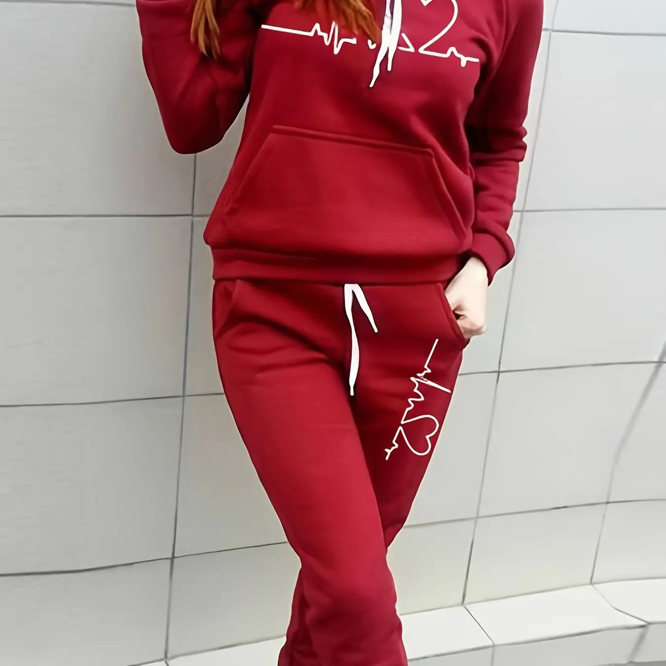 Women Autumn Winter Warm Coat Set Round Collar Plush Outerwear Female Fashion Streetwear Clothes Hoodies Streetwear Harajuku - She Vibess By C2P