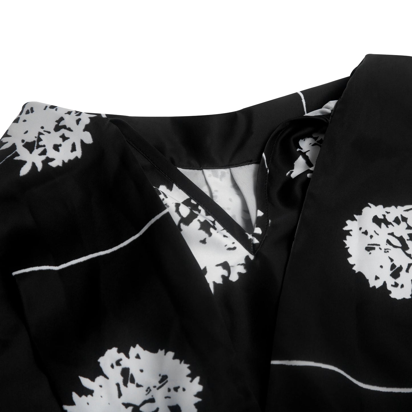 CHCH Women's Long Dress Summer New Black Printed Sexy Hanging Collar Dress Casual Party - She Vibess By C2P