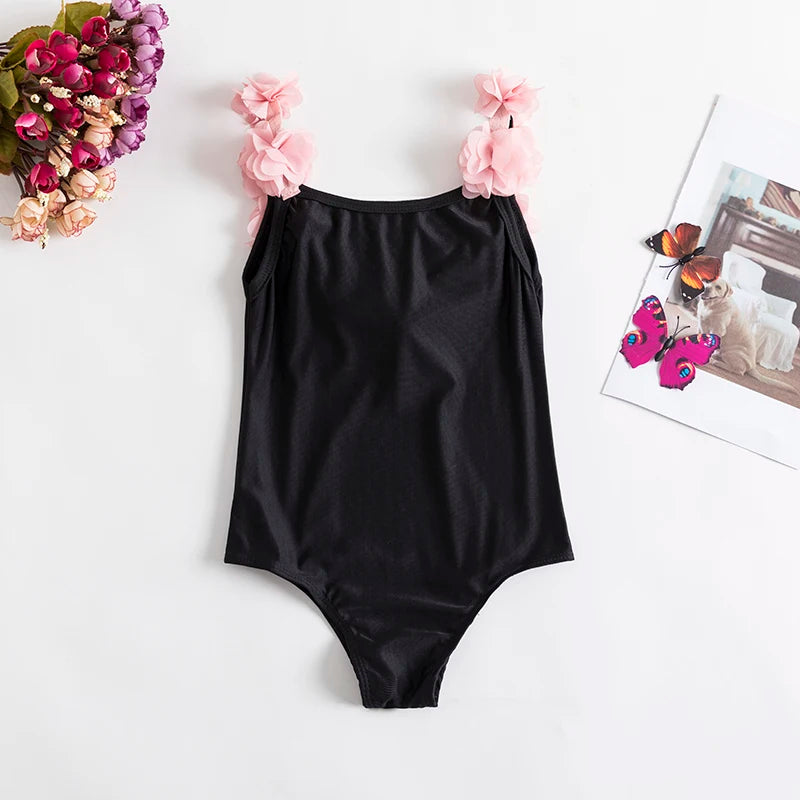 Newborn Girls Swimsuits Cute One-piece Ruffled Leopard Print Baby Swimsuits Beach Holiday Toddler Kids Swimsuit 1-5Yrs - She Vibess By C2P