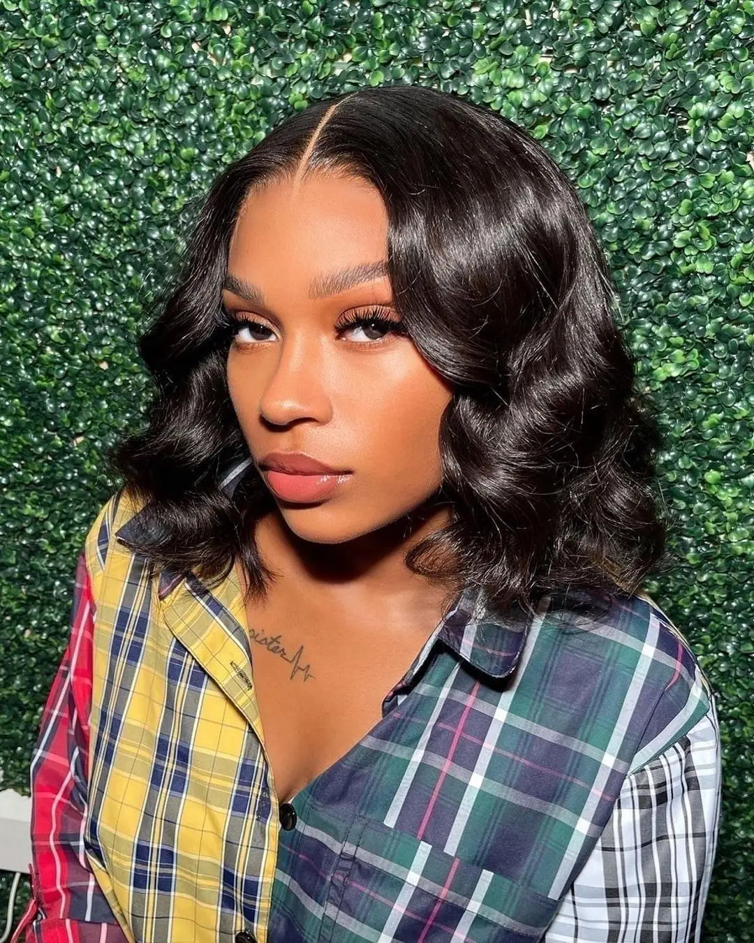 Body Wave Bob Wig 13x6 Transparent Lace Frontal Wig Brazilian Human Hair Wigs Virgin Remy Hair13x4 Lace Closure Wig 180% Density - She Vibess By C2P