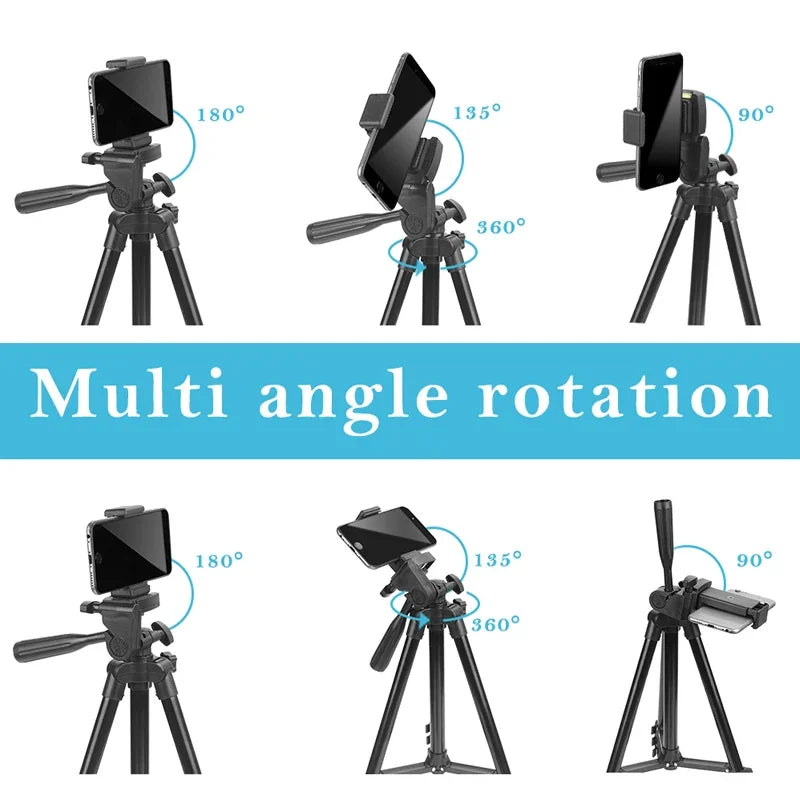 3120 Tripod for Phone 100cm Universal Phone Video Tripod Stand with Bluetooth Selfie Remote Video Recording Photography Stand - She Vibess By C2P
