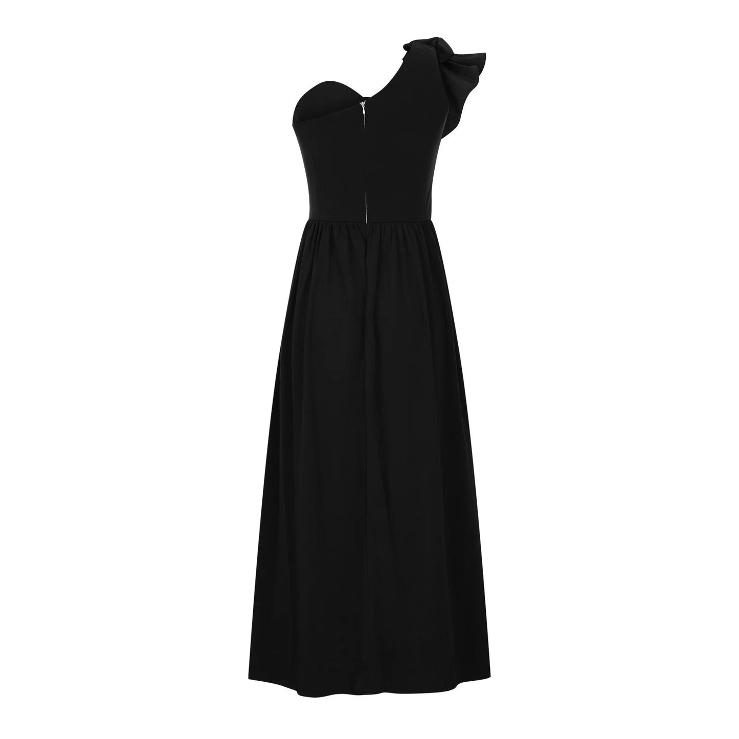 EDHITNR Formal Dresses for Women plus Size Women'S Summer Dresses Clearance, Sleeveless Sloping Shoulder Sexy Long Party Club Dresses, Sizes S-2XL