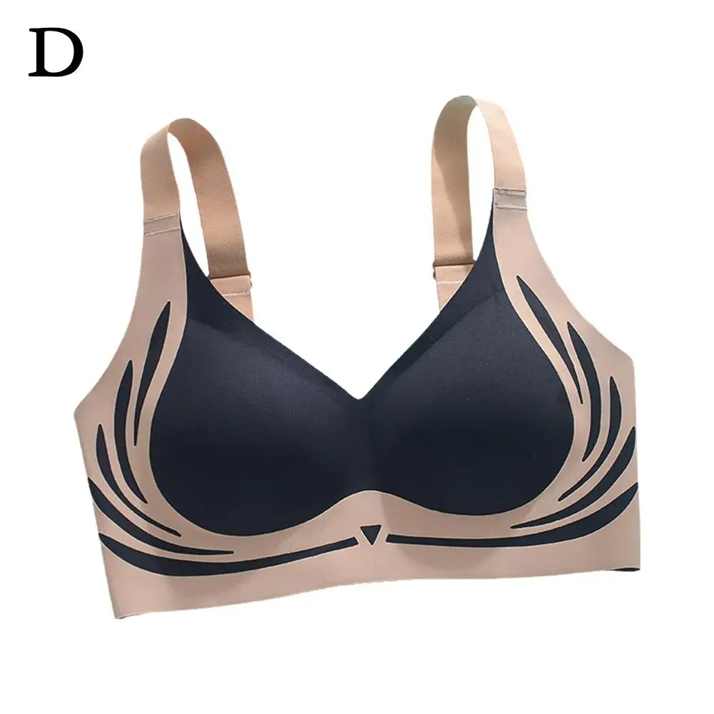 Wireless Push-Up Bra for Women - Adjustable, Seamless Supportive Underwear with Anti-Sagging Features