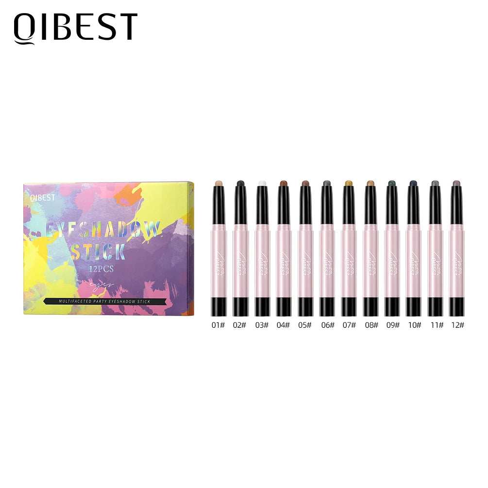 Pearlescent Silkworm Pen Waterproof Pencil Glitter Matte Nude Gold Eye Shadow Pen Pigment Cosmetics