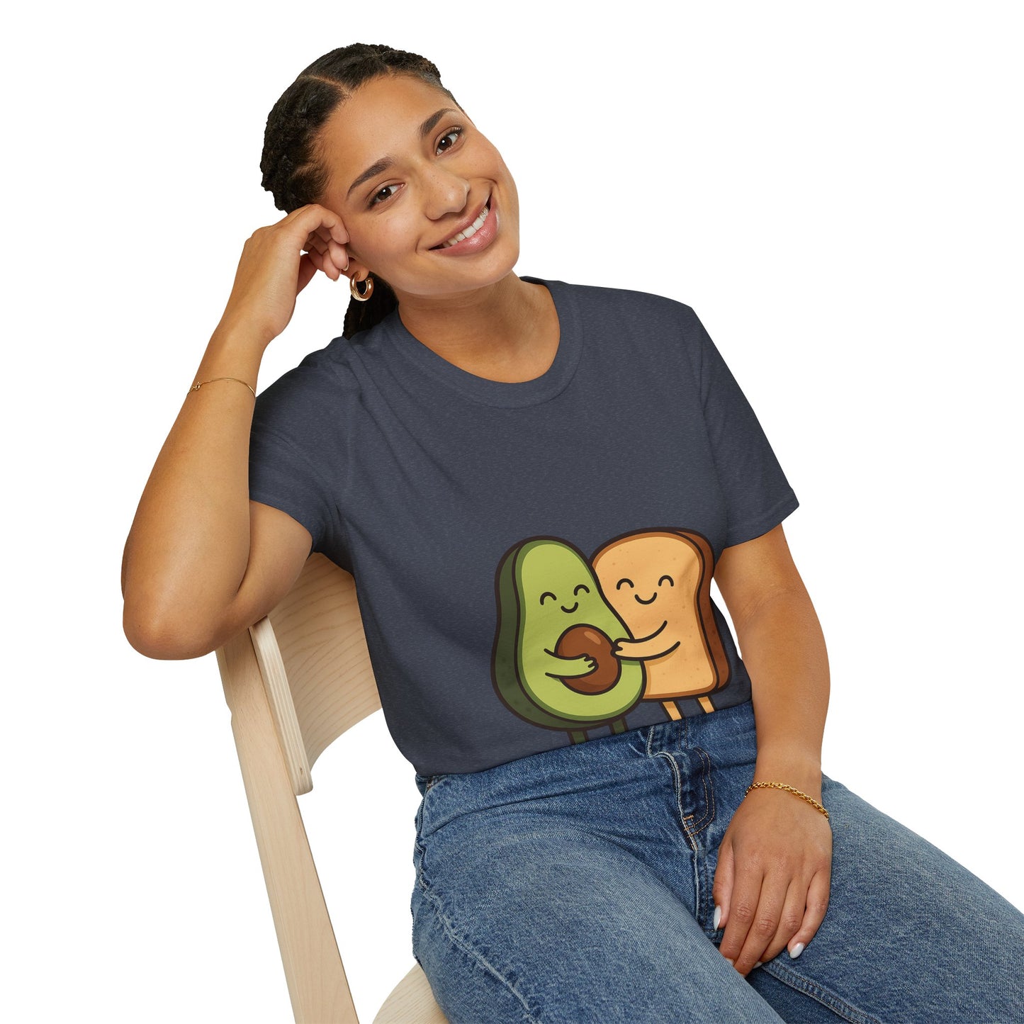 Avocado & Toast Cute Couple T-Shirt (She Vibess By Lanny)