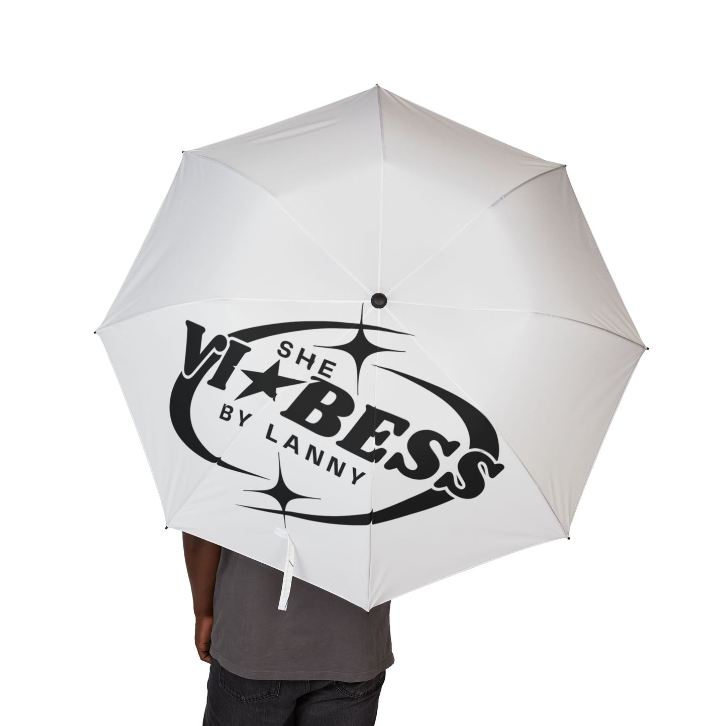 She Vibess By Lanny Semi-Automatic Foldable Umbrella (Compact Travel Umbrella)