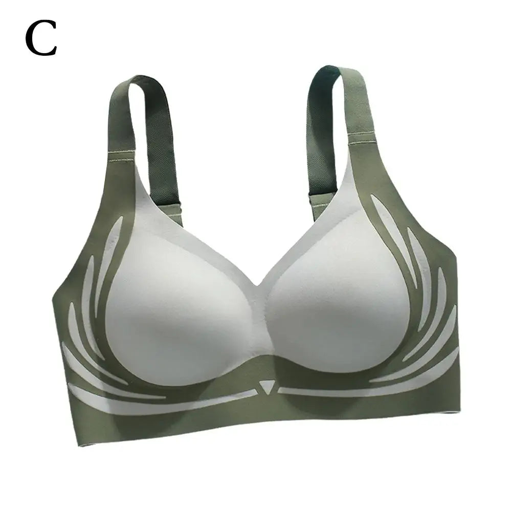 Wireless Push-Up Bra for Women - Adjustable, Seamless Supportive Underwear with Anti-Sagging Features
