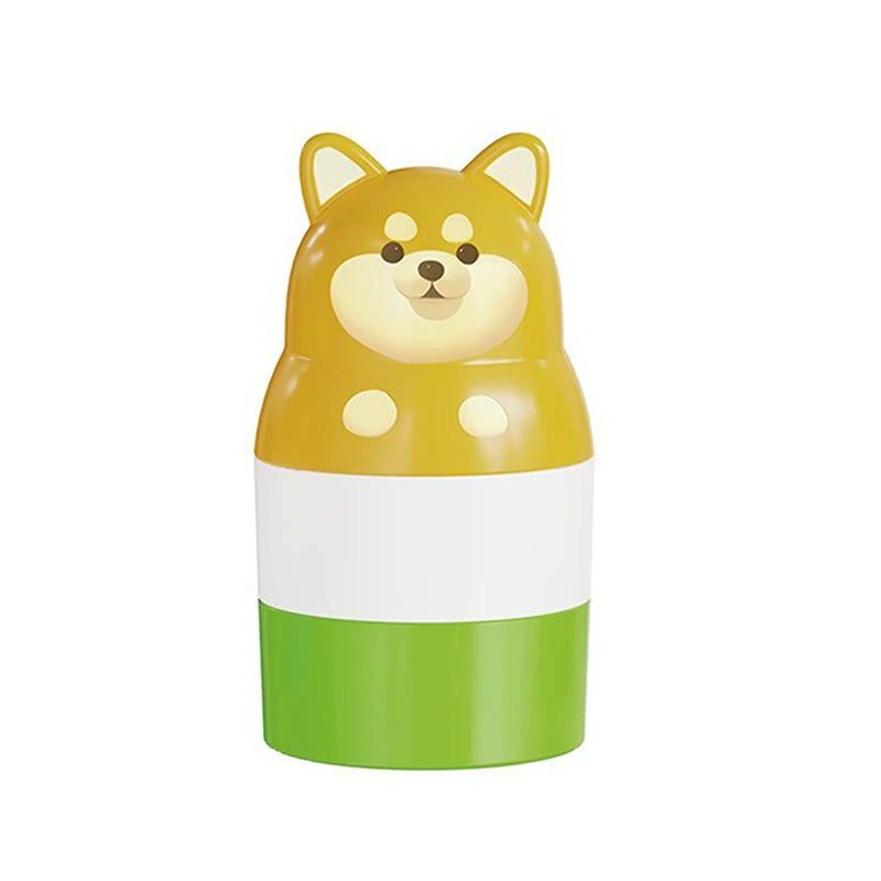 Bear Animal Shape Sunscreen Roller Applicator Refillable Stitching Isolation Lotion Cream Bottles Sunscreen Lotion Applicator