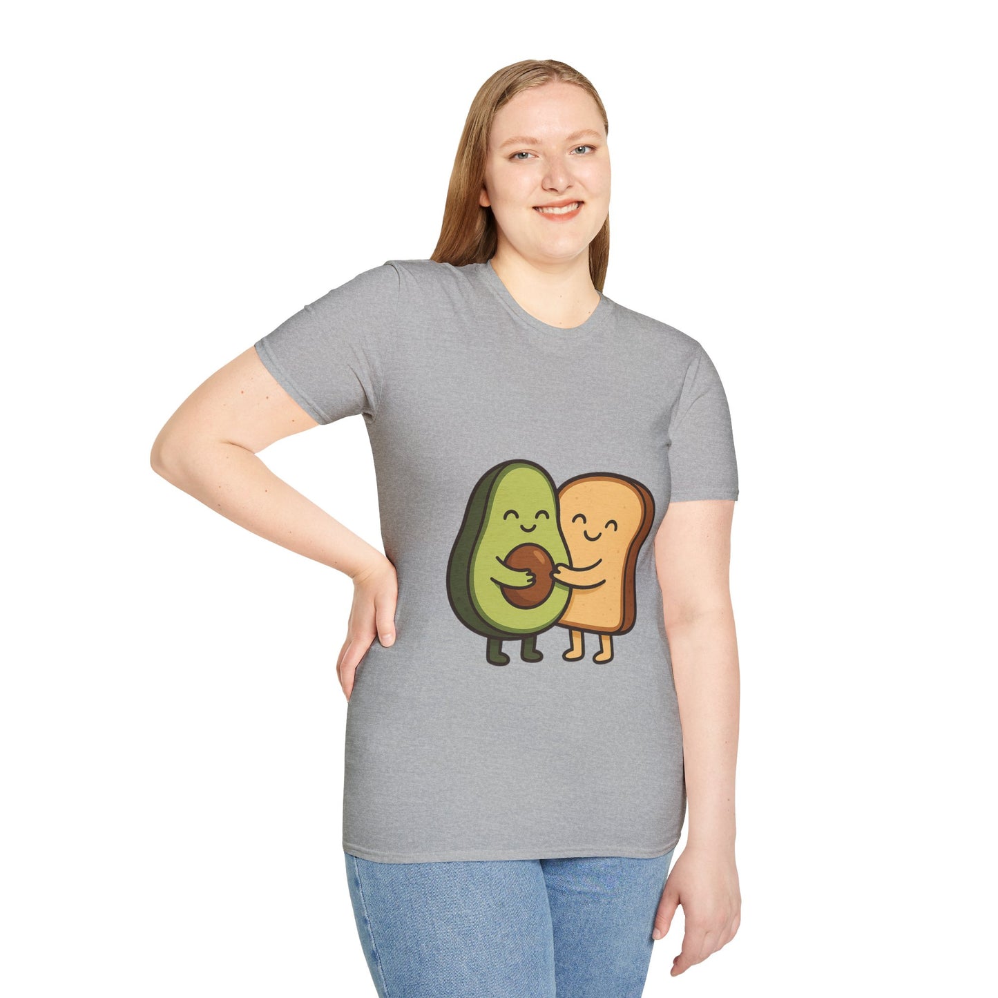 Avocado & Toast Cute Couple T-Shirt (She Vibess By Lanny)