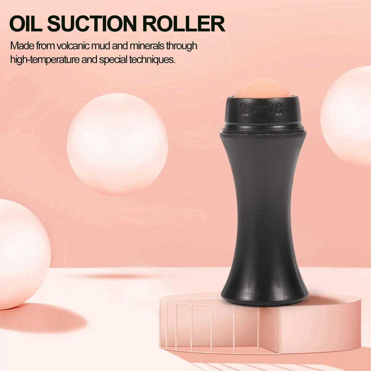 Volcanic Roller Face Oil Absorbing Tool for Matte Makeup and Oil Control