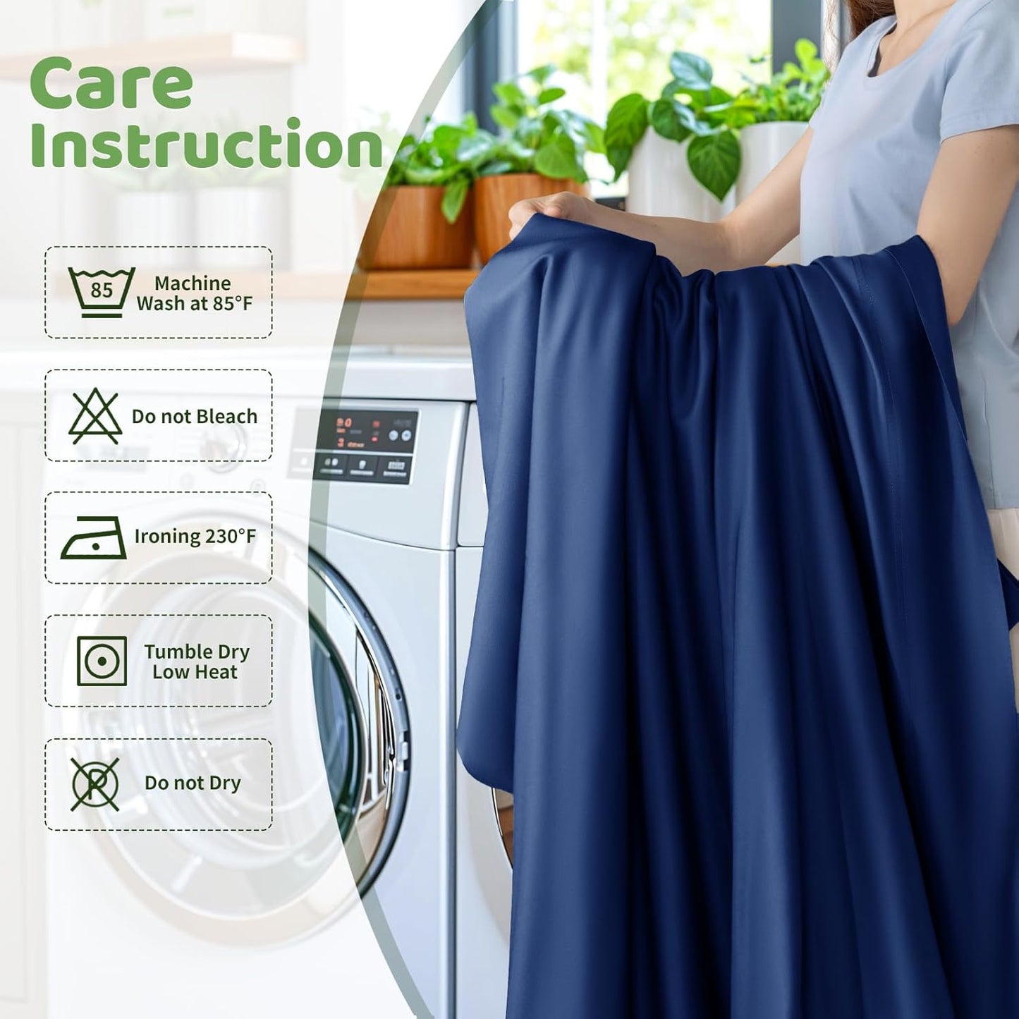 4 Peices Bamboo Bed Sheet Set - 100% Bamboo Blend - Ultra Soft & Breathable Bed Sheets - Deep Pocket Up to 16" Hotel Y Bedding Set - Perfect for Hot Sleepers - Great Christmas Gifts Bedding Sheets Set Bamboo Sheets Sets King