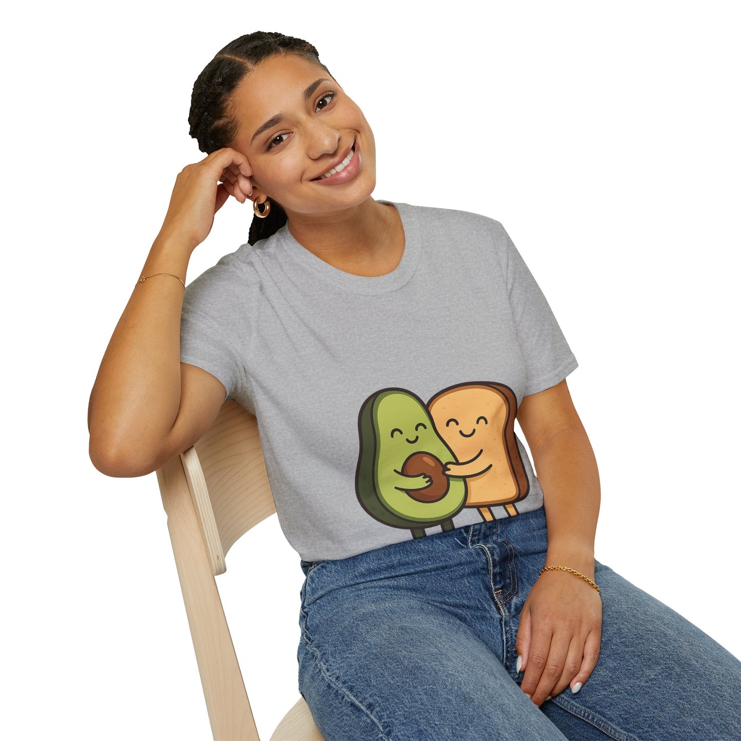 Avocado & Toast Cute Couple T-Shirt (She Vibess By Lanny)