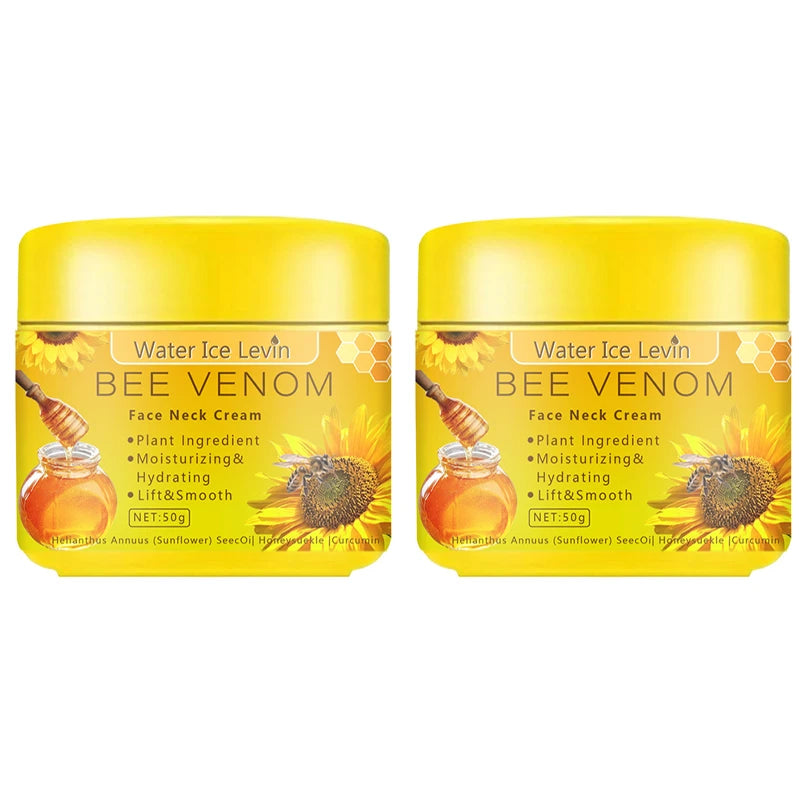 Bee venom Neck cream Moisturizing Sagging Improvement Reduce Fine Lines Damaged Skin Repair Facial Cream Nourishing Skin Care - She Vibess By C2P