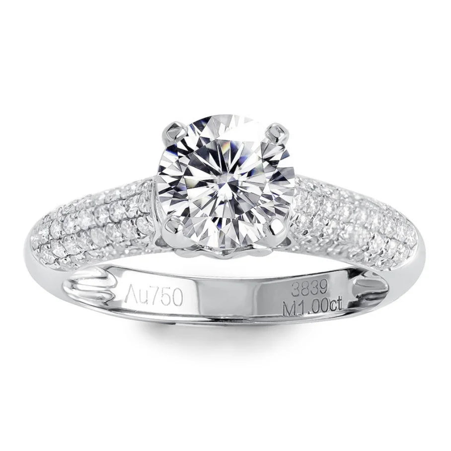 Anillos Messi Jewelry para hombre y mujer, joyería elegante, moda, negro, regalo, oro, fiesta, boda, moissanita, diamantes.