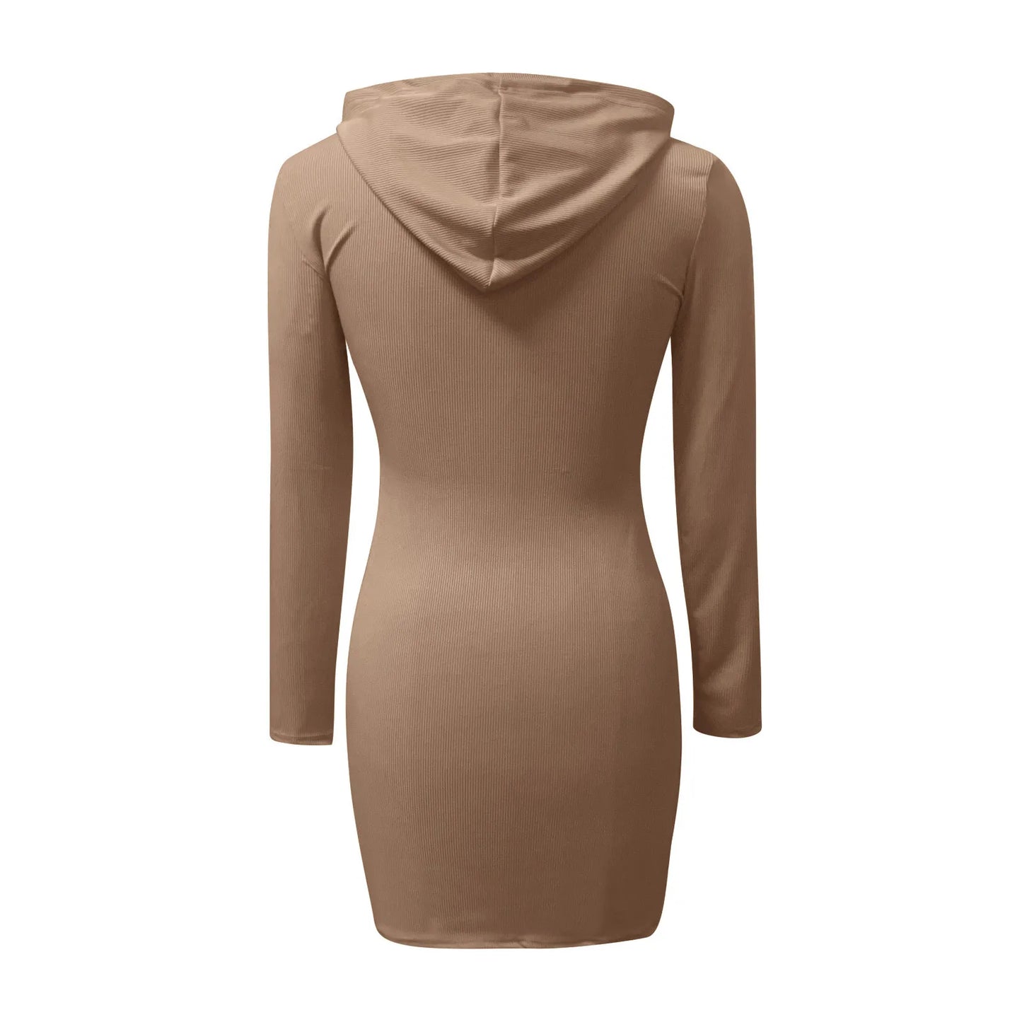 Hot Sale Women Hoodies Casual High Waist Hooded Long Sleeve Sweater Hoodie Dress - She Vibess By C2P