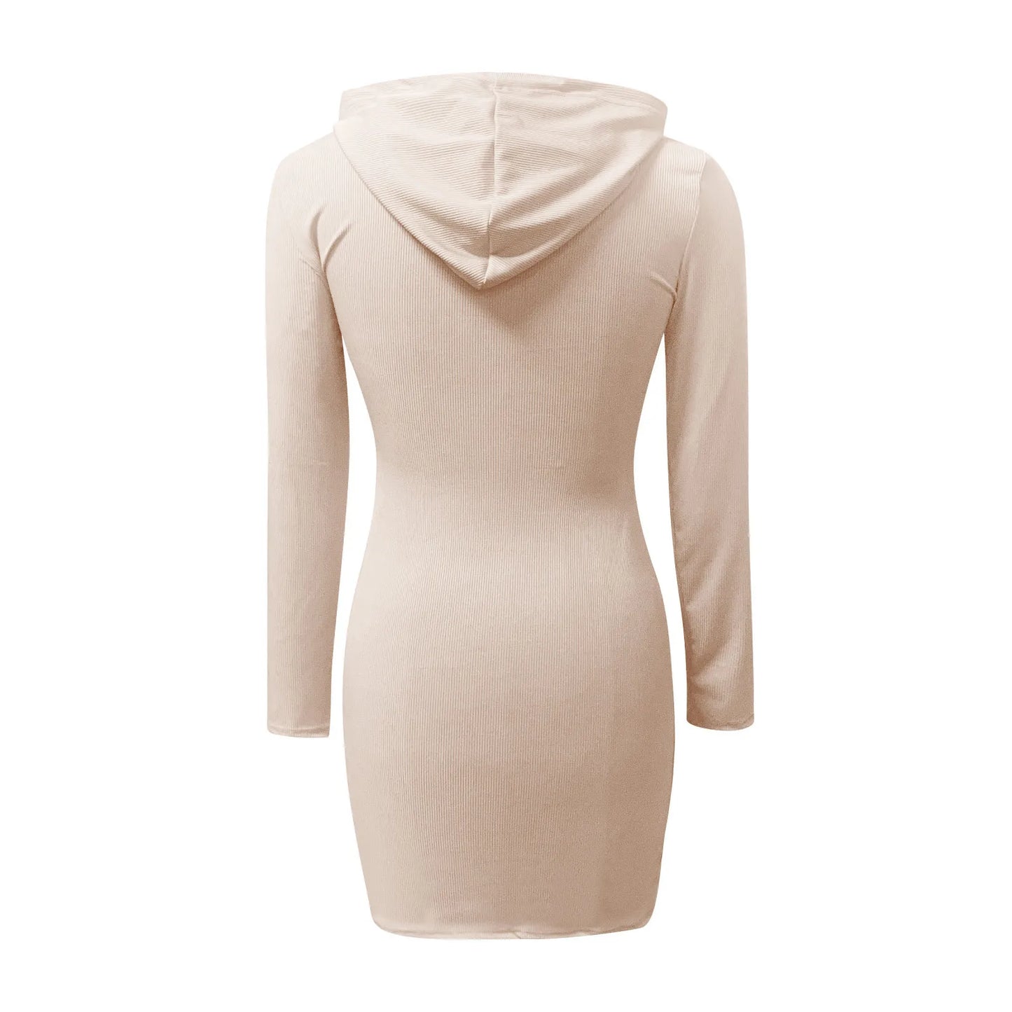 Hot Sale Women Hoodies Casual High Waist Hooded Long Sleeve Sweater Hoodie Dress - She Vibess By C2P